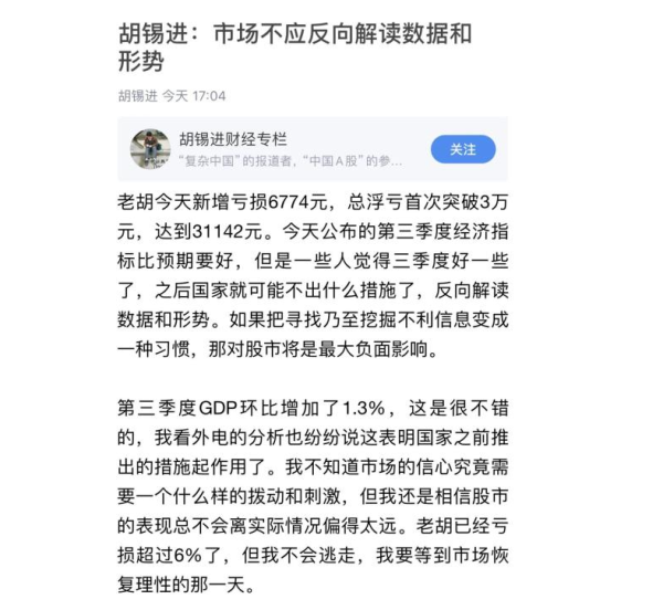 配资炒股 老胡炒股的起落：浮盈1万到亏损3万，投资者应该学到什么？